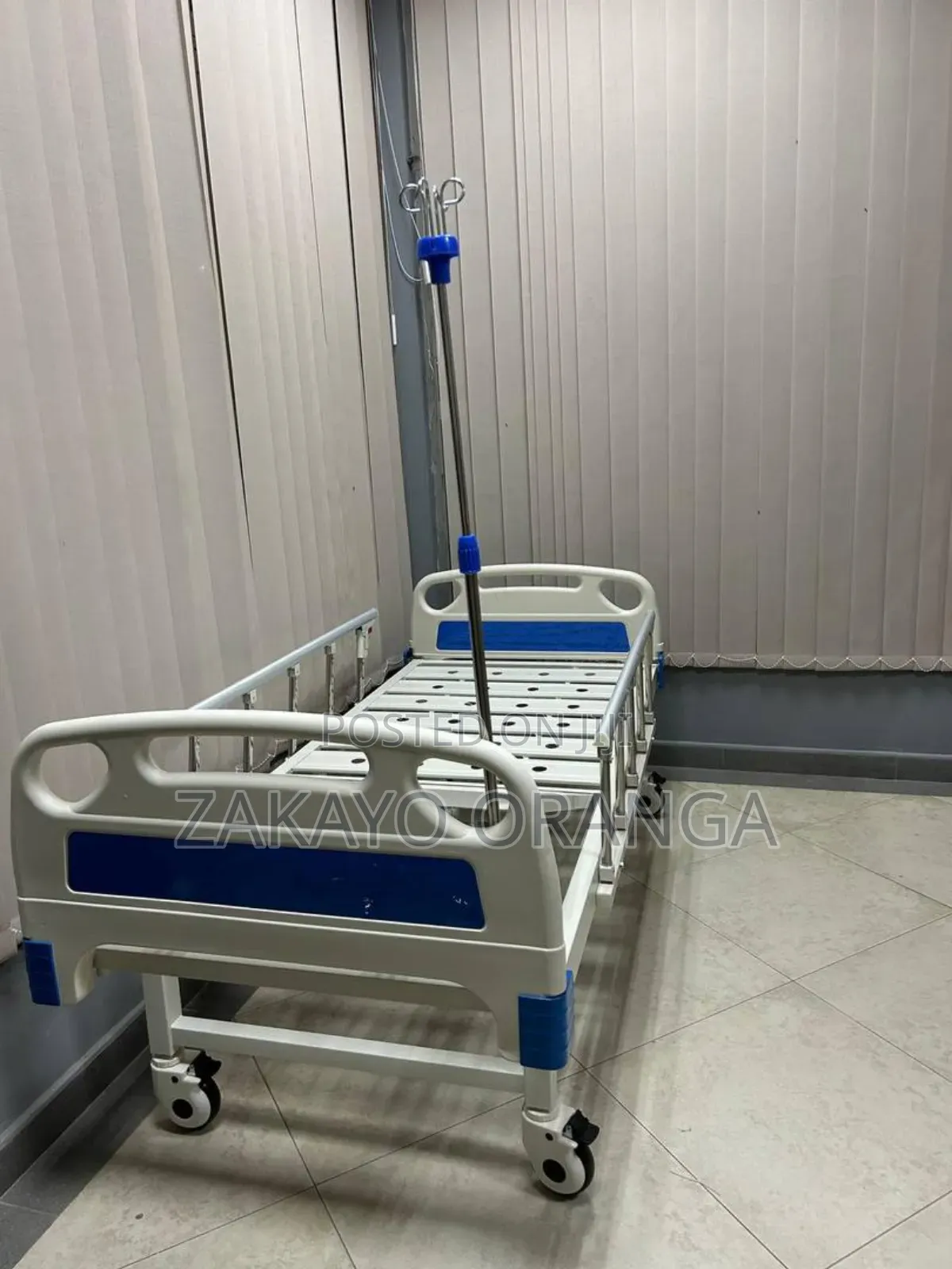 One Crank Hospital Bed