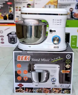 Stand Mixer REKI 6.8L Original Na Ina Warranty Mwaka Mmoja