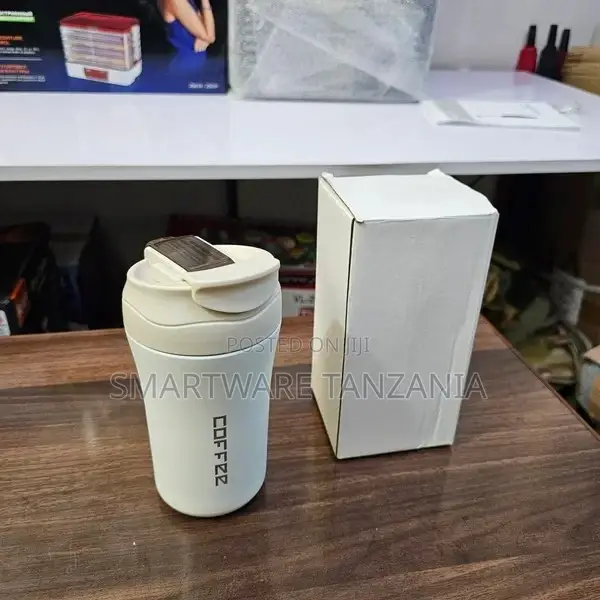 Double Wall Thermal Coffee Cup Travel Mug With Leakproof Lid