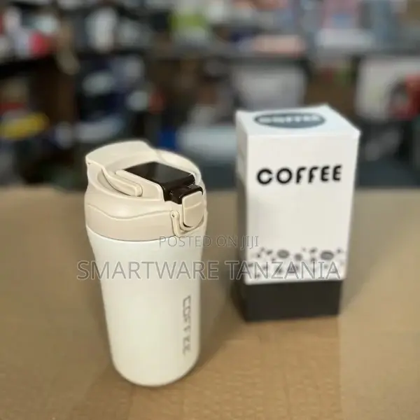 Coffee Travel Mug With Lid Reusable Straw Iced Tea Coffee