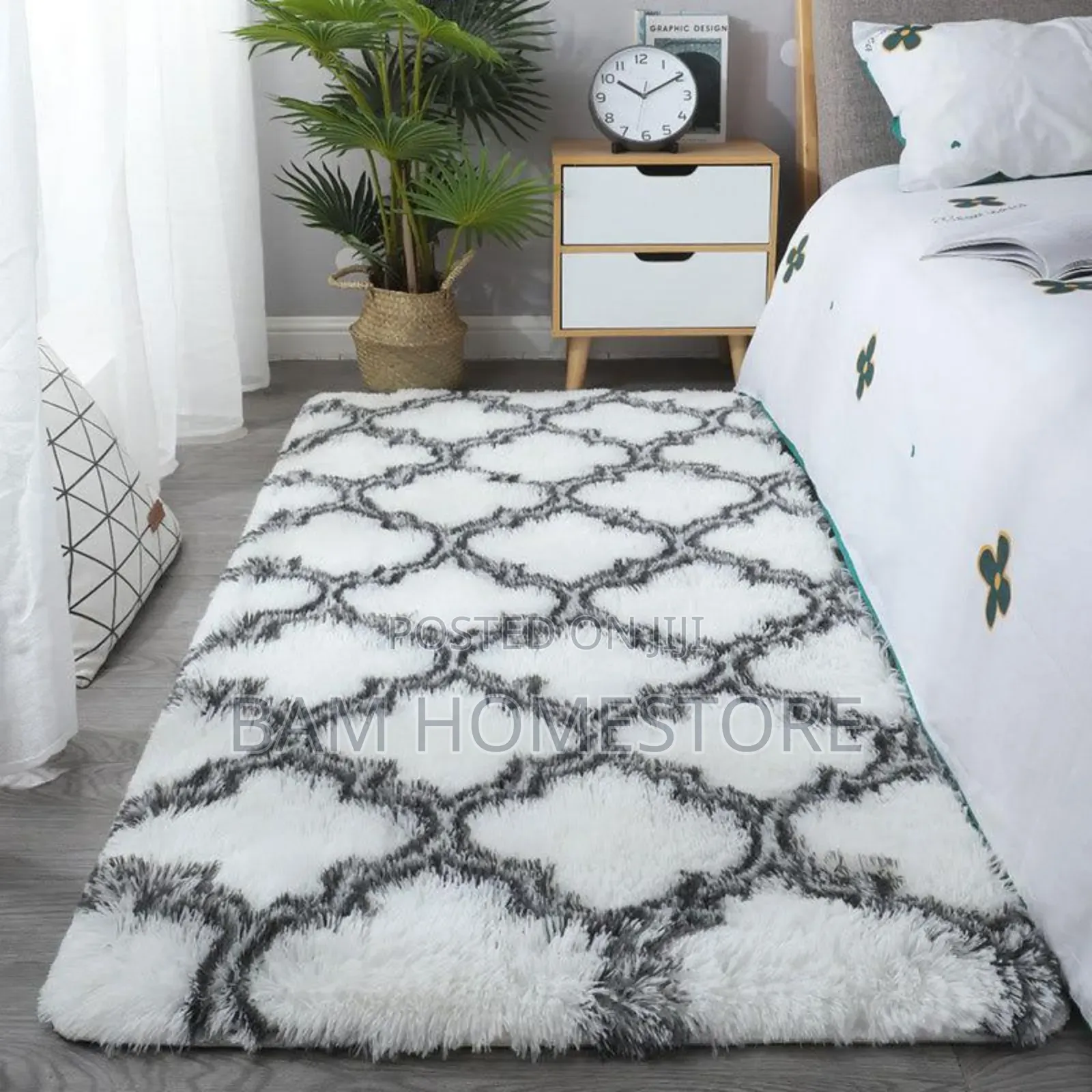Fluffy Bedside Carpets 3*6