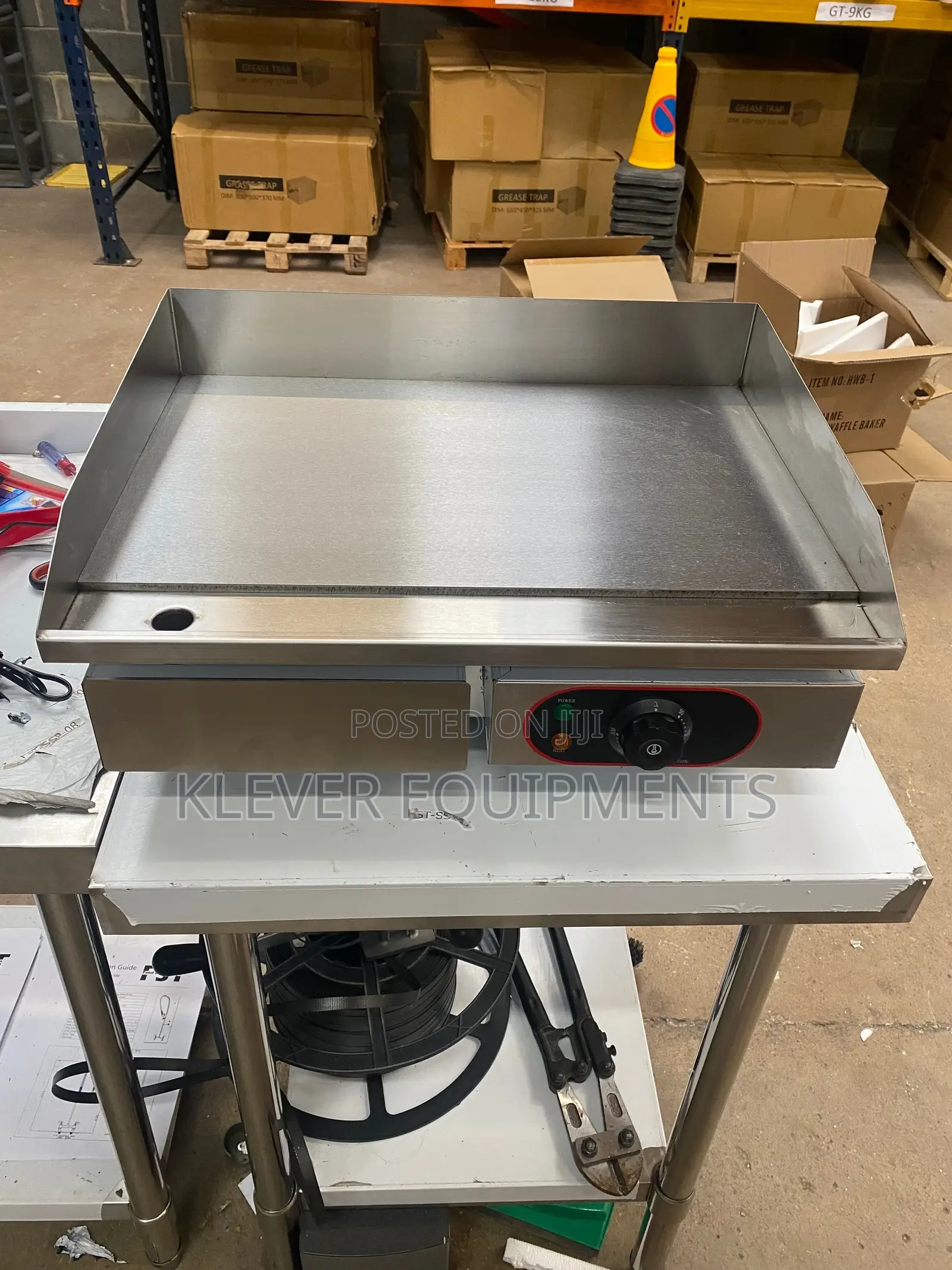 Electric Griddle Plate Plain Top