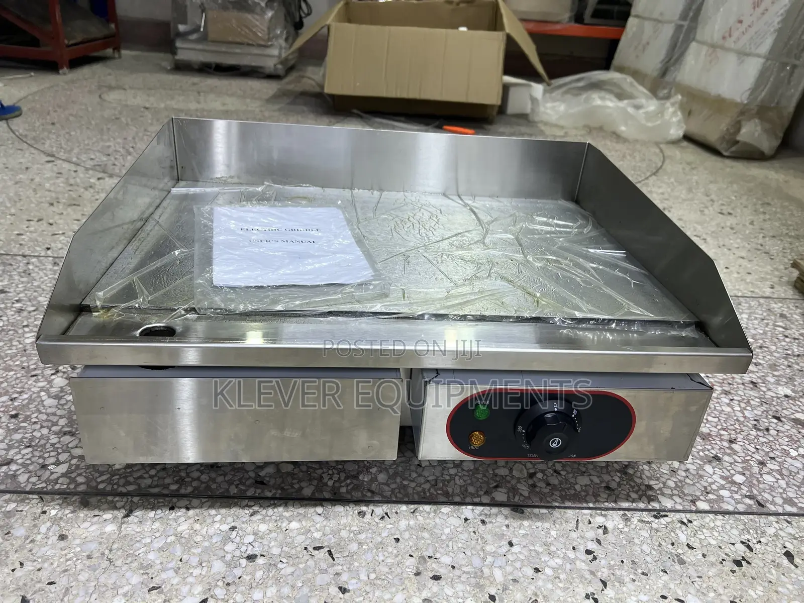 Electric Griddle Plate Plain Top