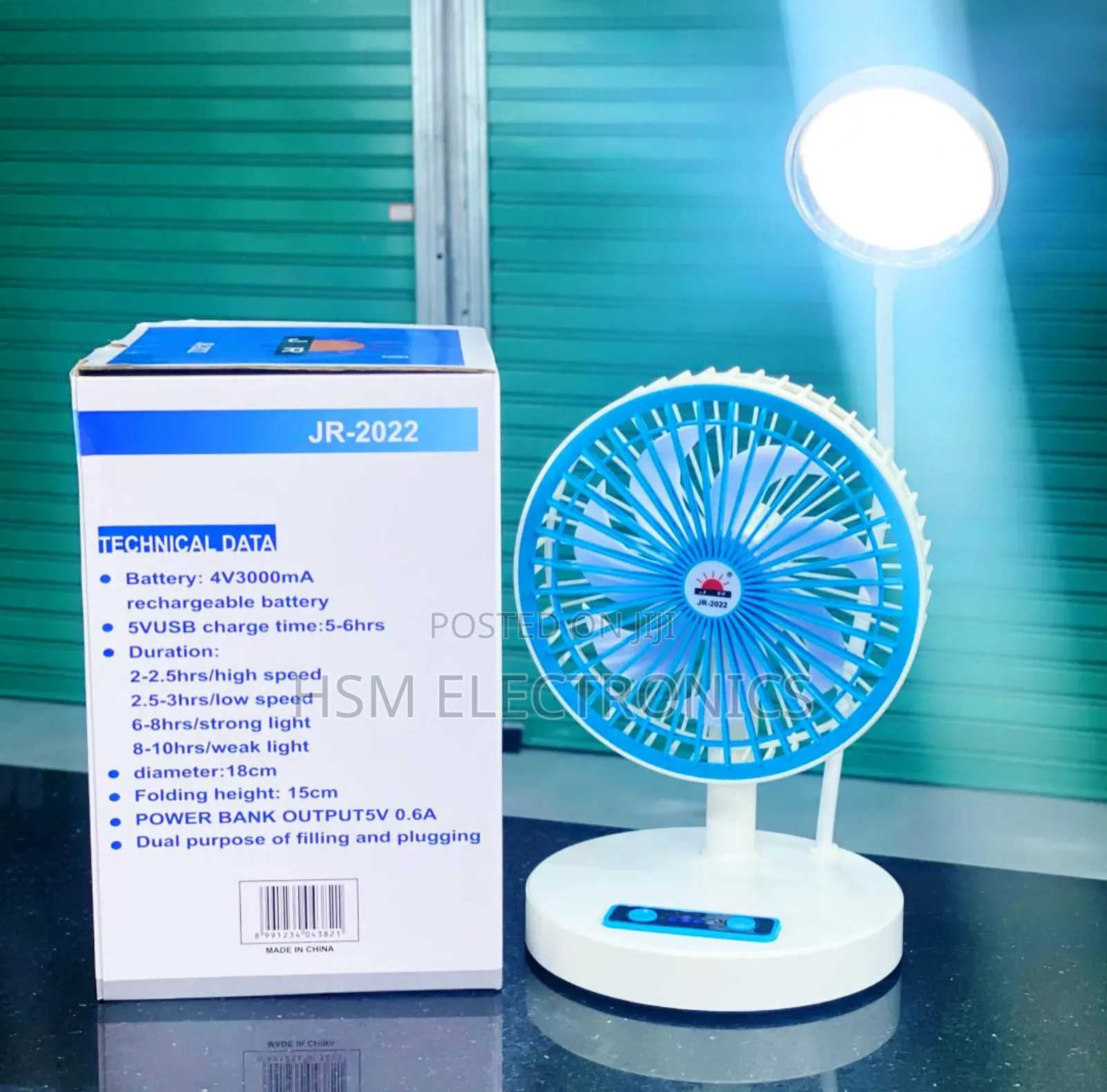 Min Fan With Light
