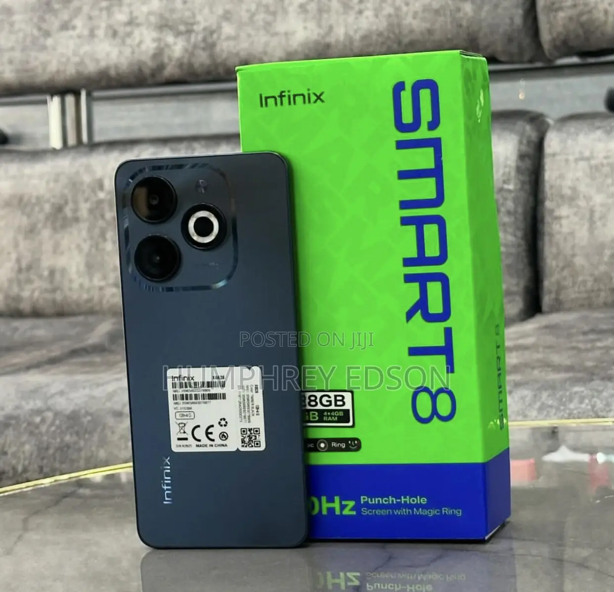New Infinix Smart 8 128 GB Black
