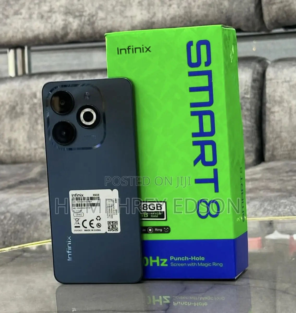 New Infinix Smart 8 128 GB Black