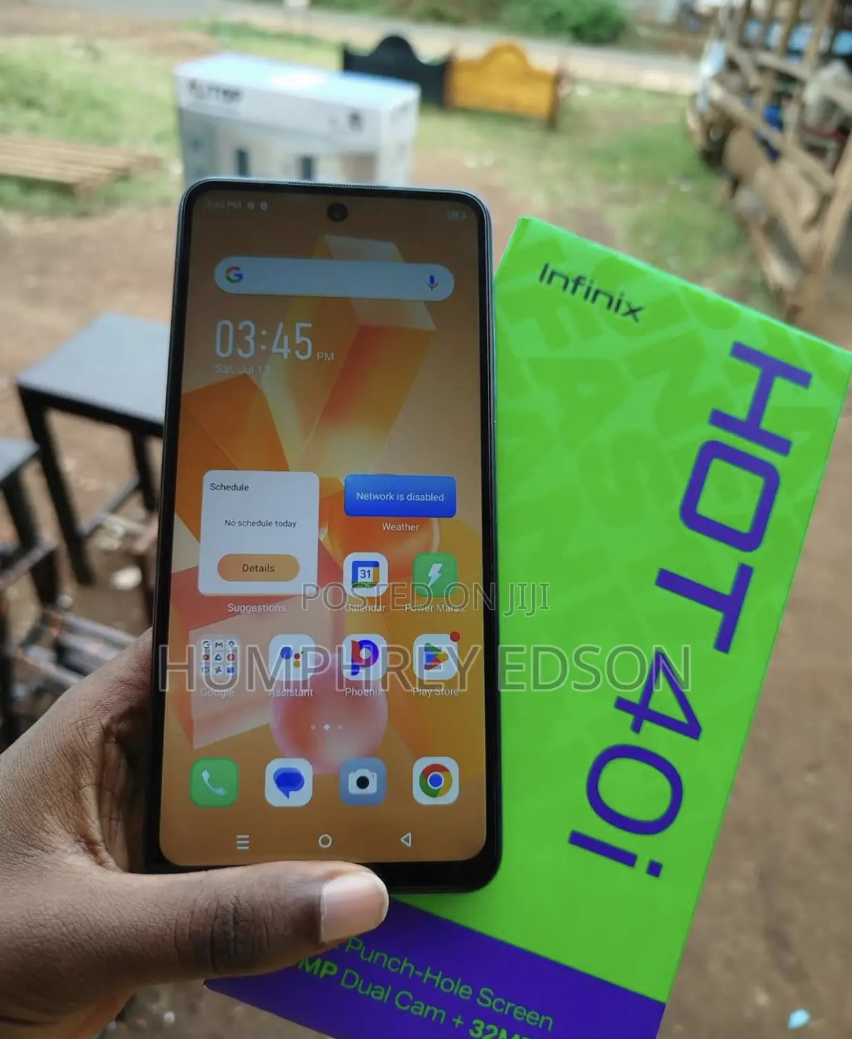 New Infinix Hot 40i 128 GB Black