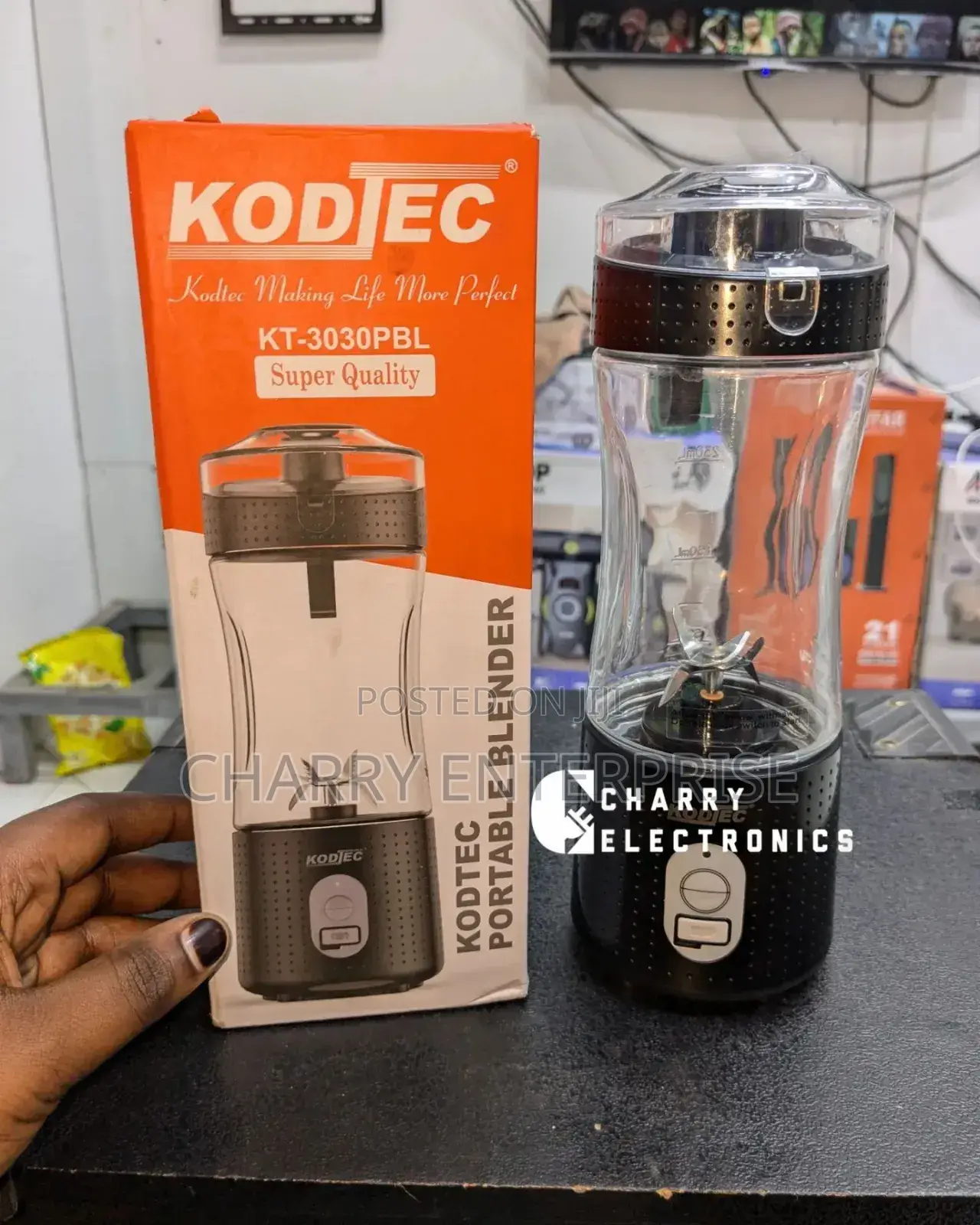 KODTEC PORTABLE RECHARGEABLE Blenderjug Inaujazo Ml 380