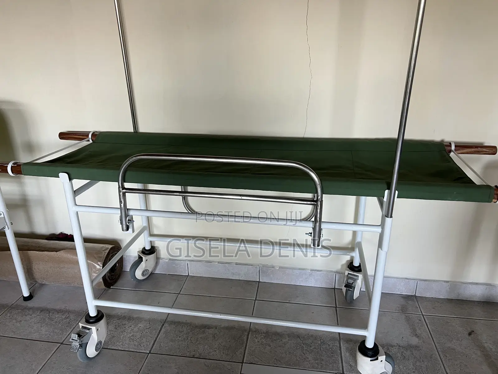 Hospital Strecher Trolley With Canvas and Wheels