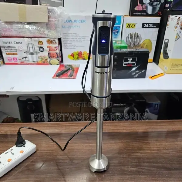 Immersion Blender, Stainless Steel Blades, Hand Mixer