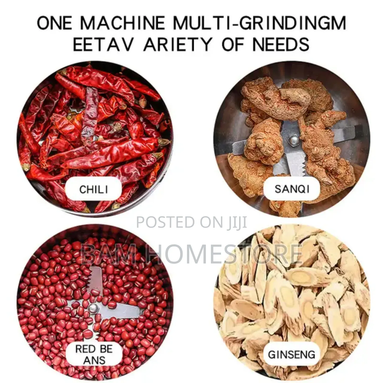 Electric Grinder (Machine Ya Kusagia Vitu Vikavu)