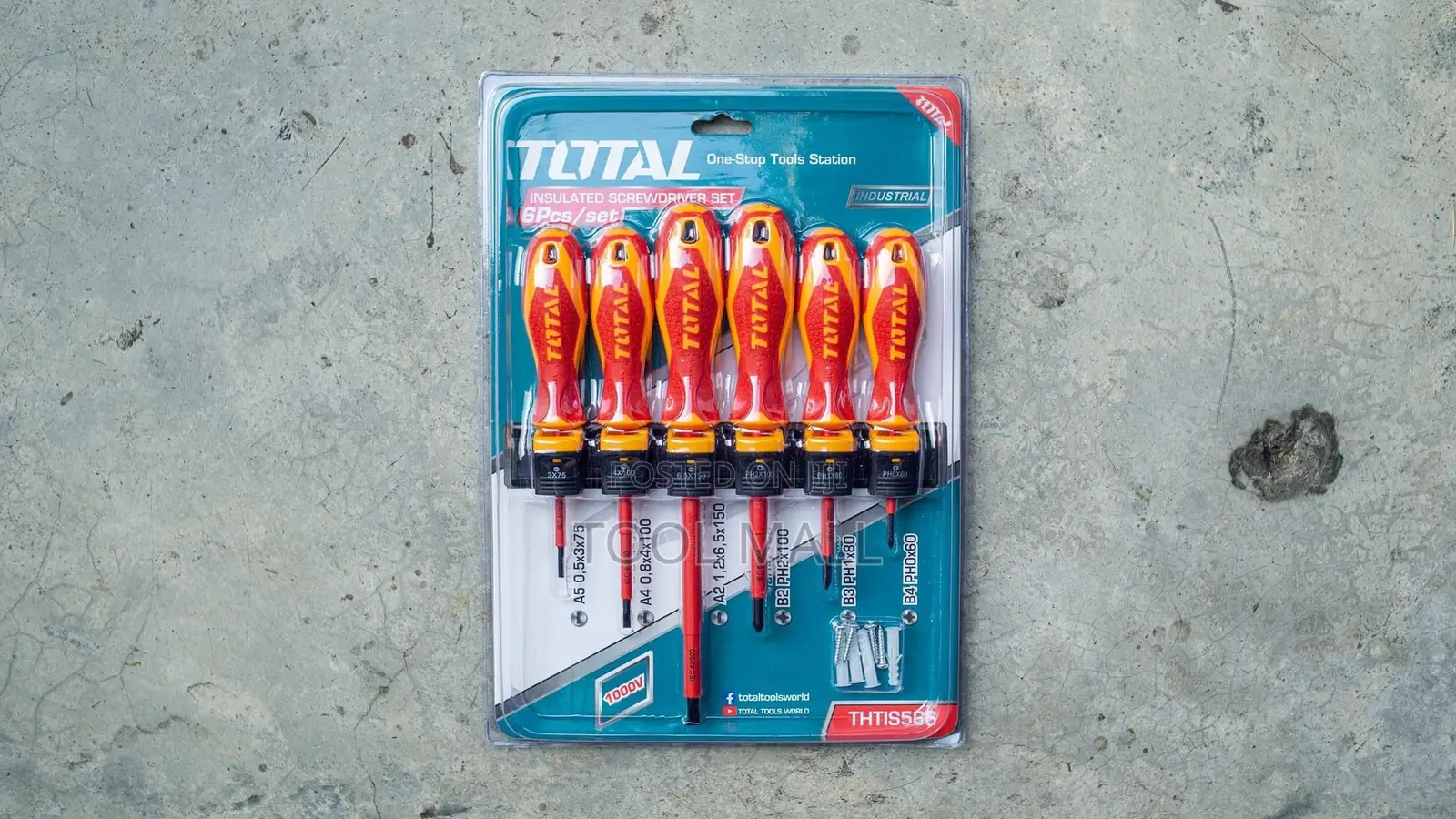 Total Screwdriver Set Insulated THTIS566