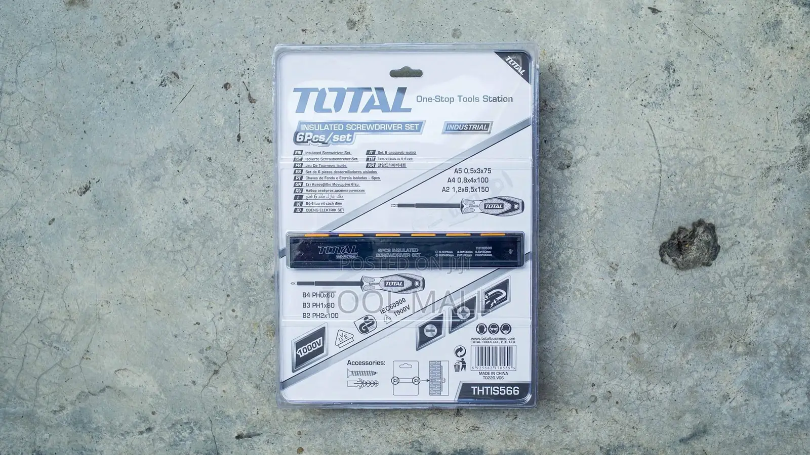 Total Screwdriver Set Insulated THTIS566