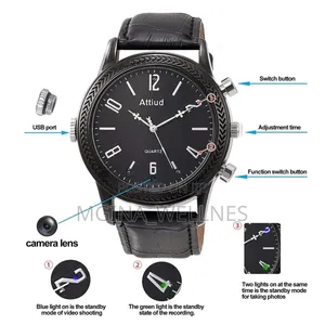 Full HD 1080P Video Recorder Spy Camera Hidden Watch