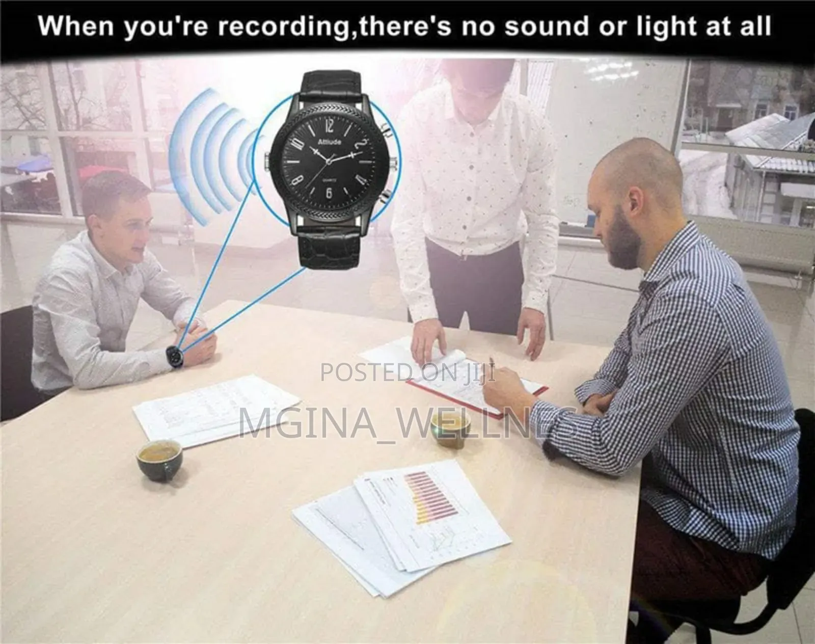 Full HD 1080P Video Recorder Spy Camera Hidden Watch