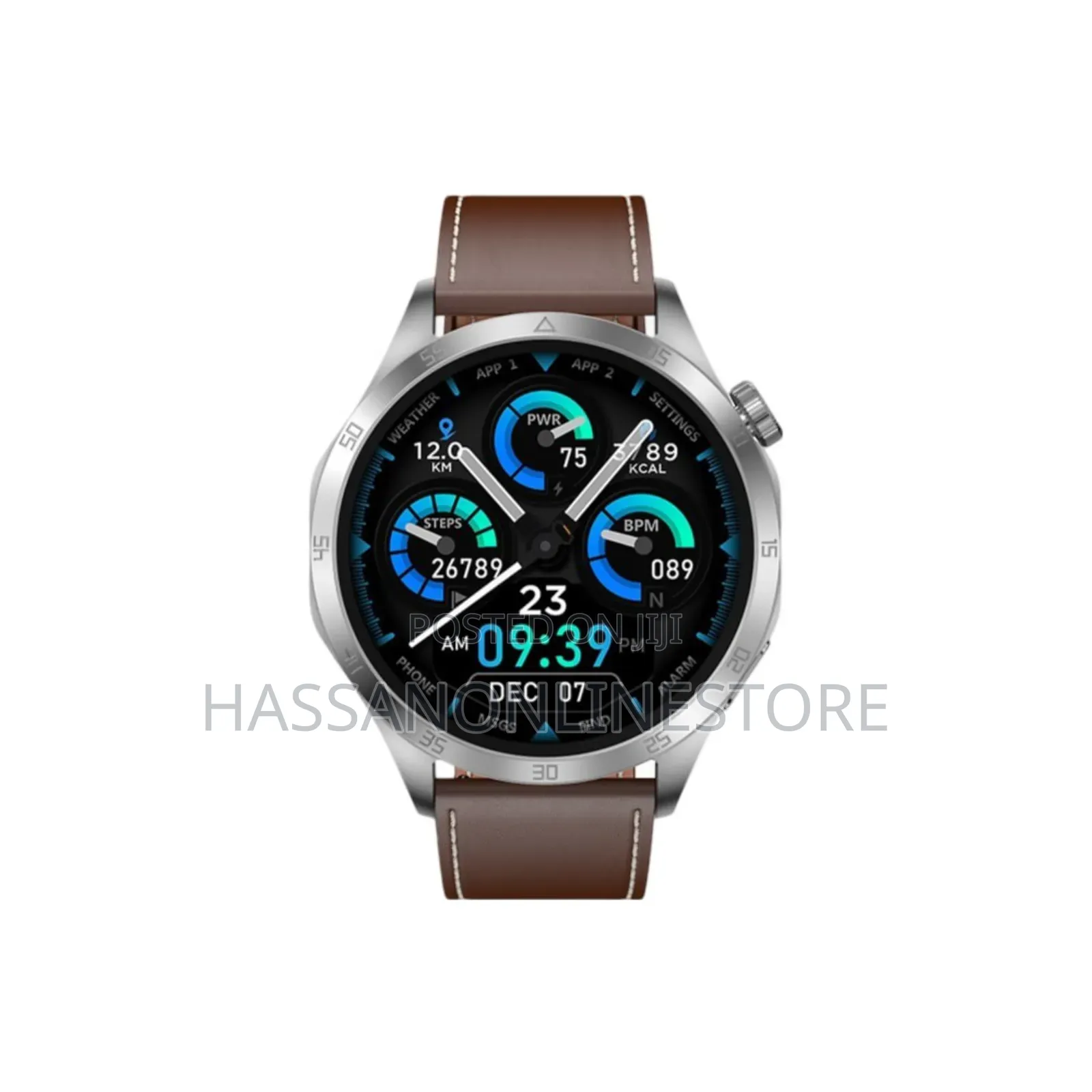 Green Lion Optima Smart Watch - Black