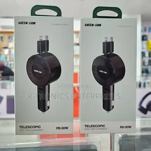 Greenlion Telescopic 50watts Car Charger