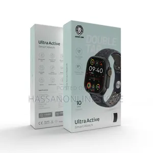 Green Lion Ultra Active Smart Watch - Black