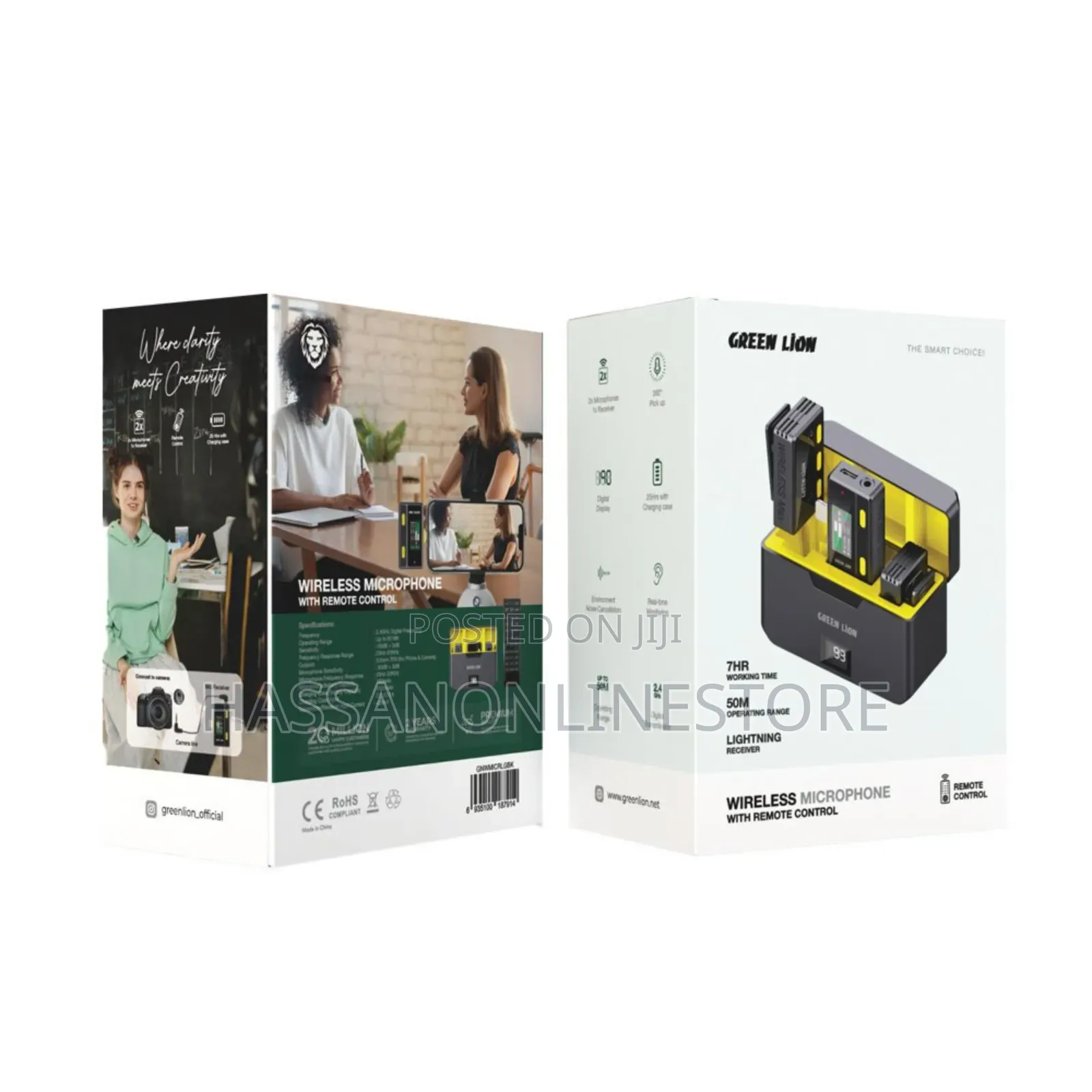 Green Lion Wireless Microphone With Remote Control