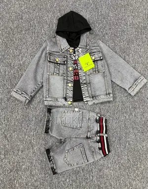 3pcs Full Jeans With Short Pens