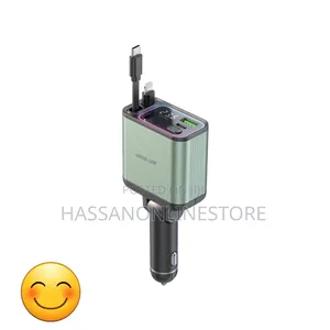 Green Lion Retractable 90W Car Charger