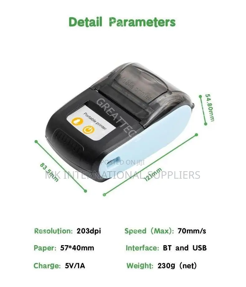 Bluetooth Printer 58MM