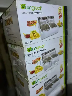 Wngreat Electric Deep Fryer Double 12lts 5000W