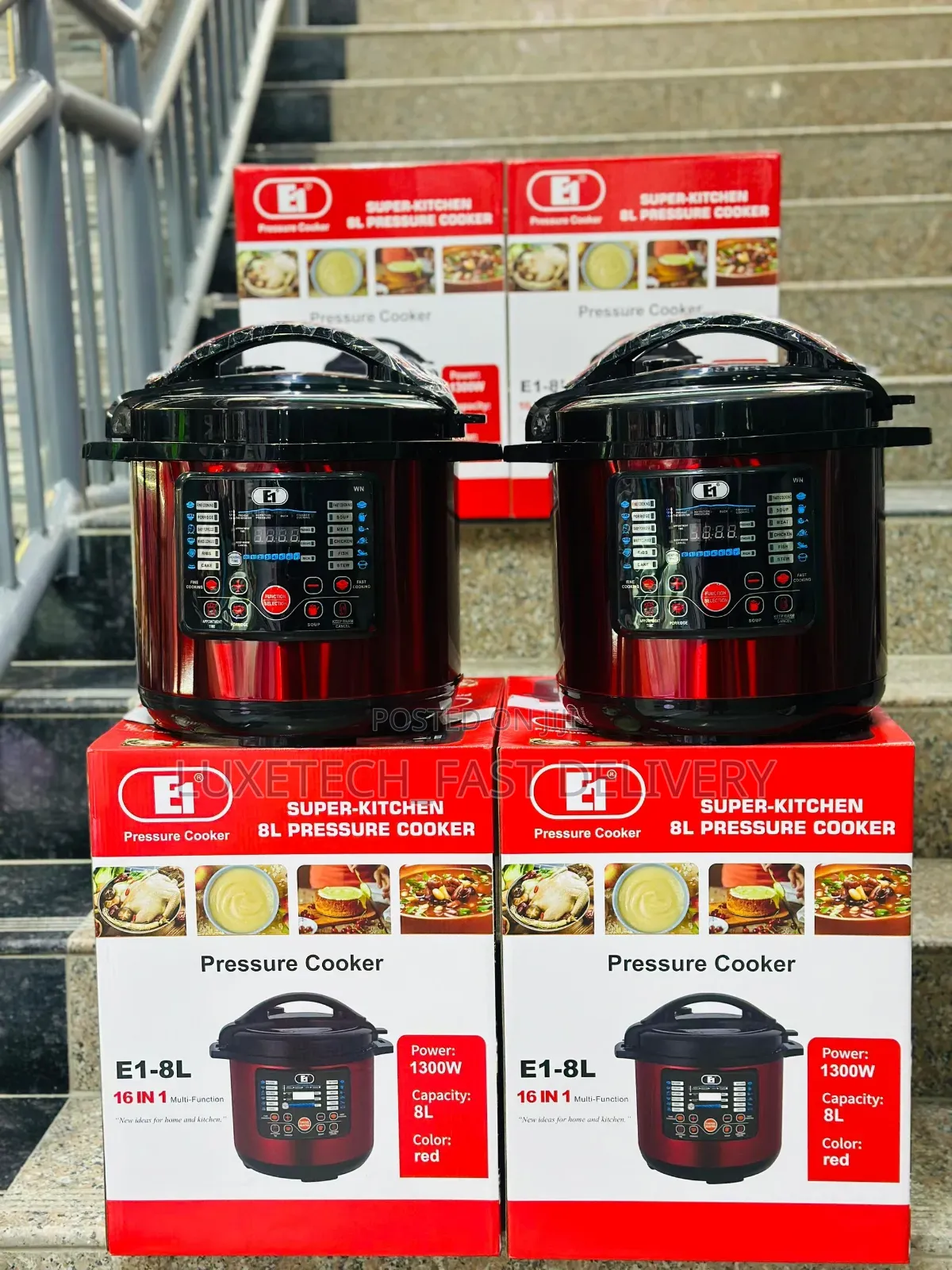 Europe 1 Pressure Cooker 8 Litres 16 in 1