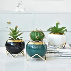 Ceramic Vase With Flowers.