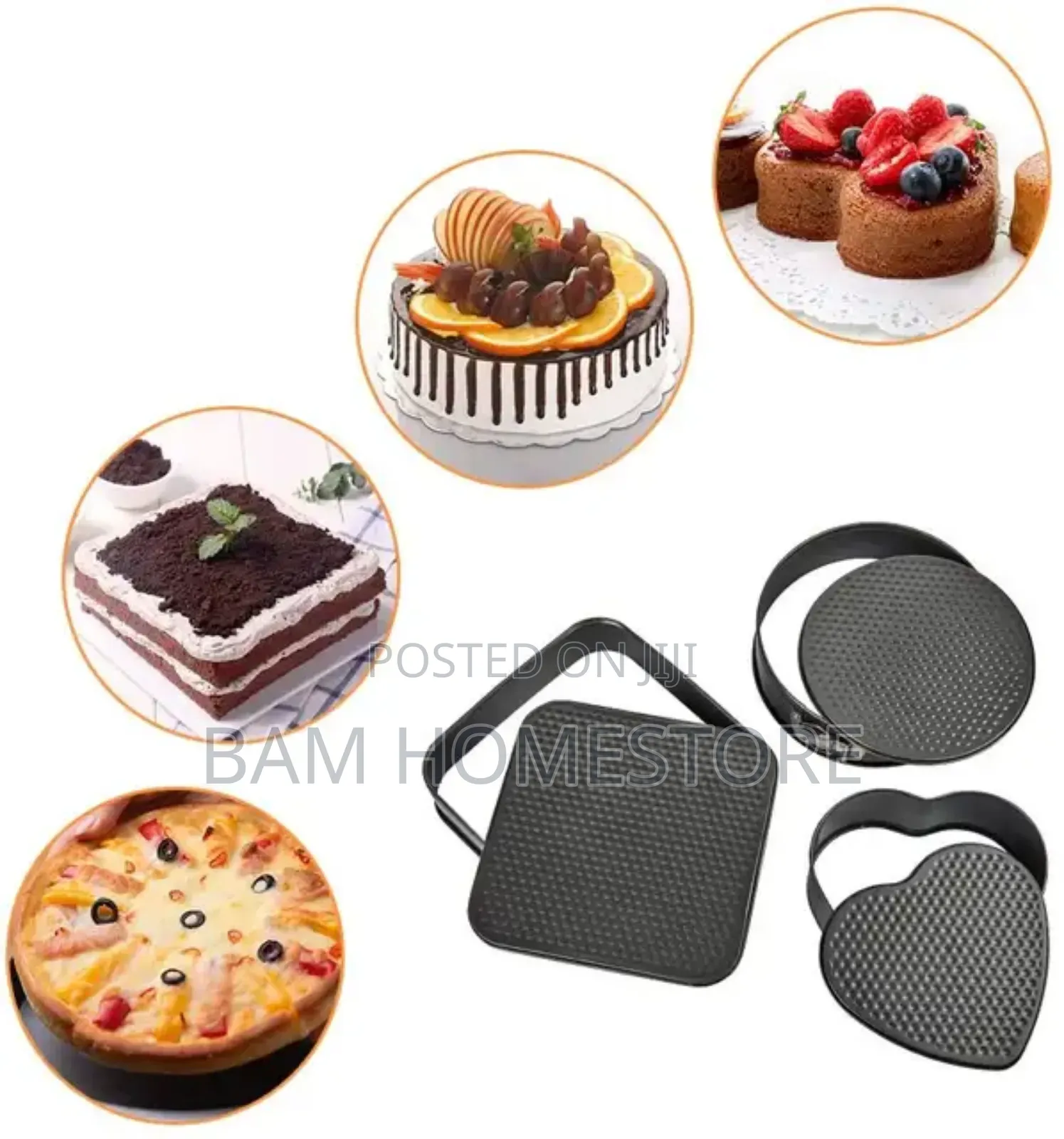 Cake Moulder Set 3 in 1