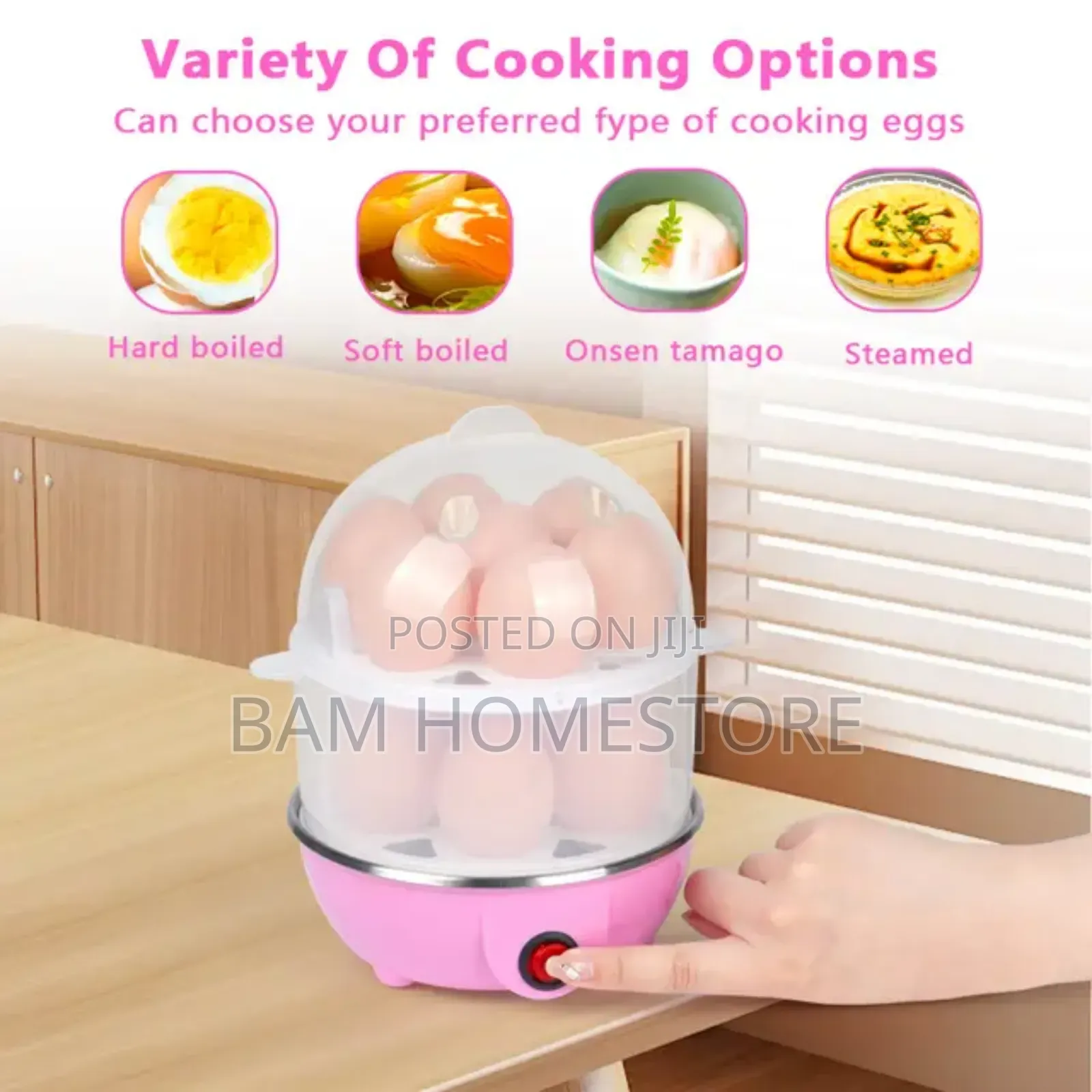 Steam Cooker Egg Boiler
