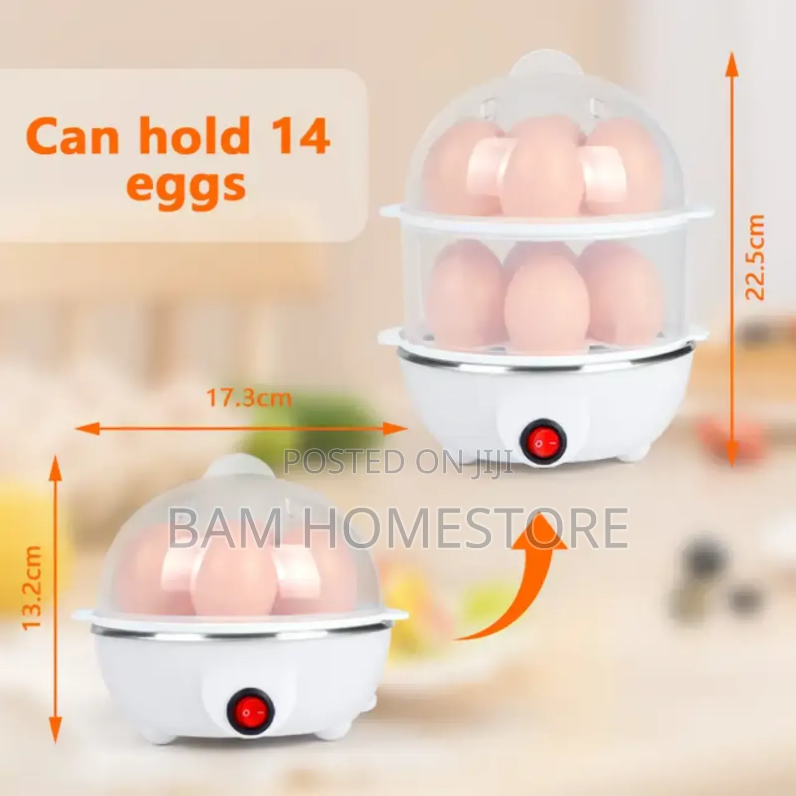 Steam Cooker Egg Boiler