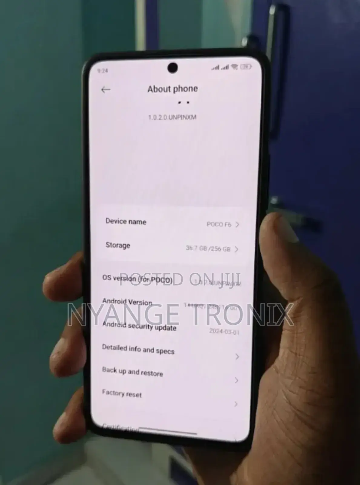 Xiaomi Poco F6 256 GB Silver
