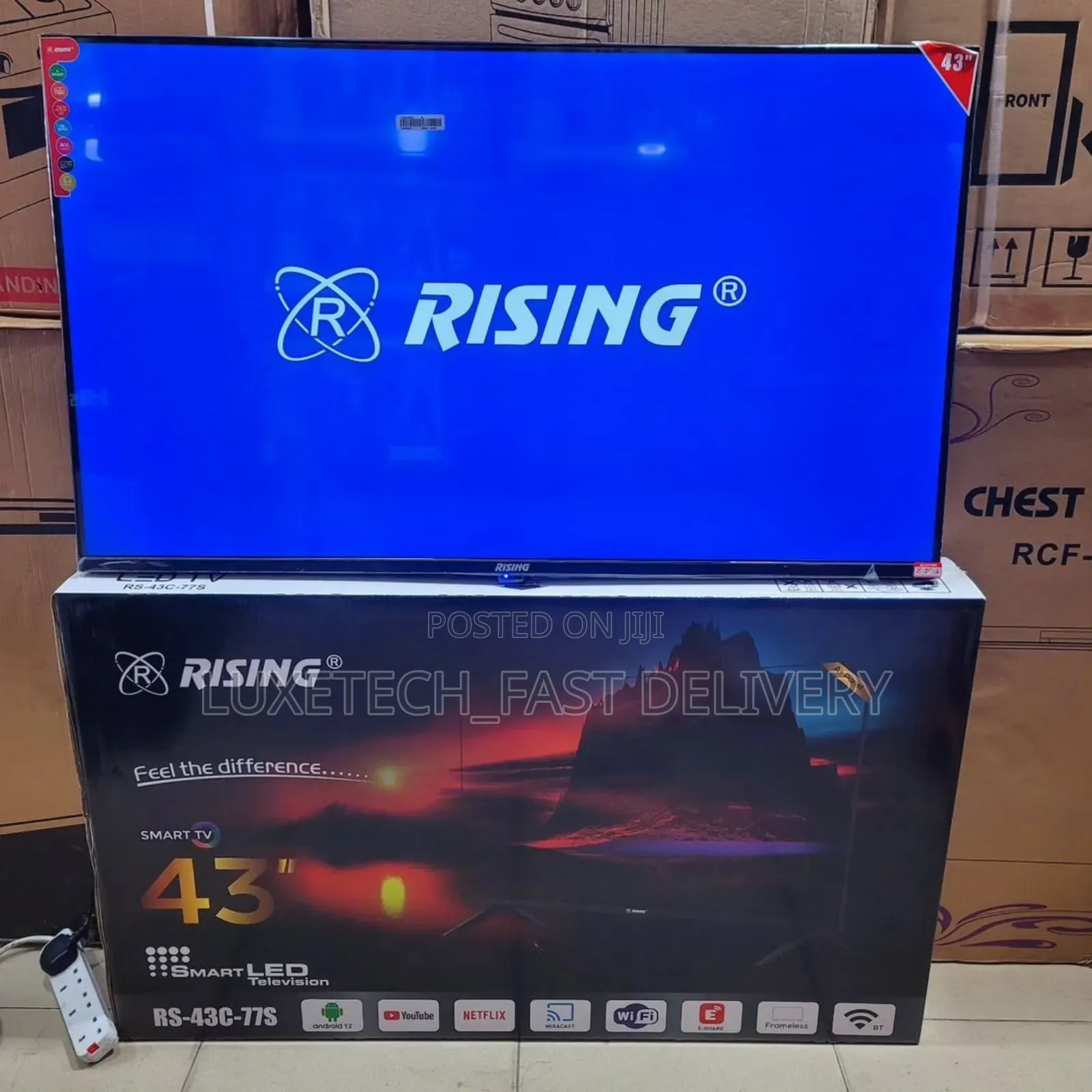 Rising 43 Inches Smart Android Tv Frameless