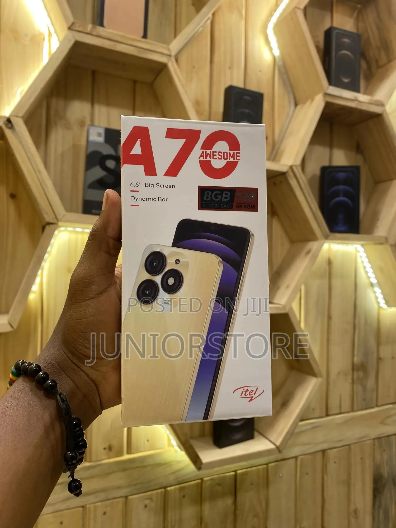 New Itel A70 128 GB Gold