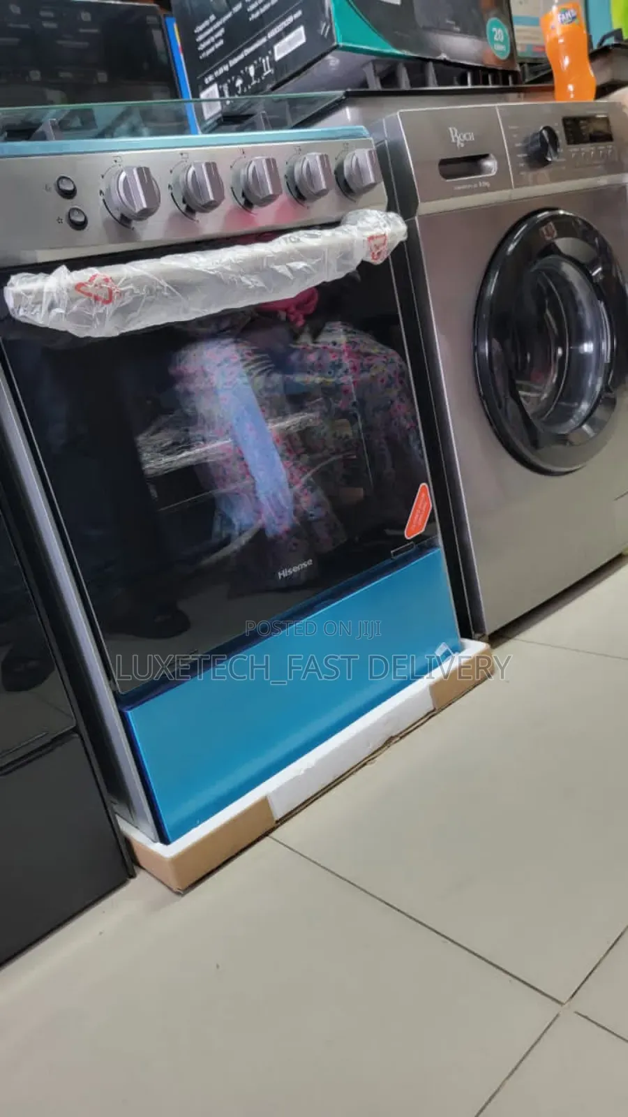 Hisense 4 Gas Burner Cooker With Gas Oven 60×60