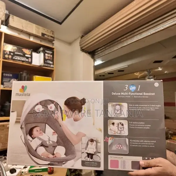 Electric Baby Swing With Bluetooth, Remote Control, Music