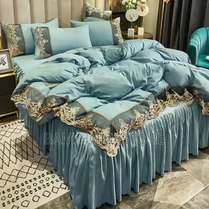Bedding Set(Duvert Cover1,Bedskeet1,
Foronya4
)Size 7/8