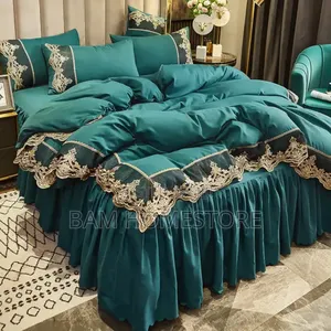 Bedding Set(Duvert Cover1,Bedskeet1,
Foronya4
)Size 7/8