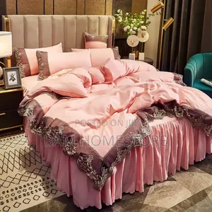 Bedding Set(Duvert Cover1,Bedskeet1,
Foronya4
)Size 7/8