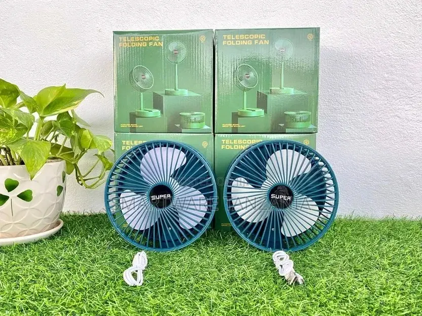Foldable Table Desk Fan | Telescopic Design Floor | 3 Speeds