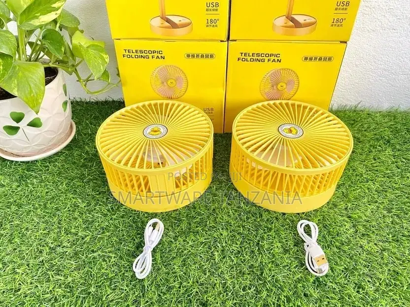 Small Desktop Cooling Fan With 360° Rotating Fan For Travel