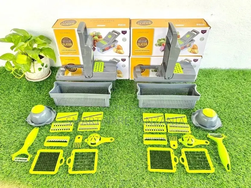 Food, Veggie Chopper, Kitchen Vegetable Slicer Dicer Cutter