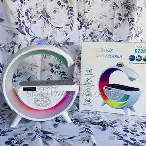 Bluetooth Speaker With Digital Alarm Clock, Wireless Charger