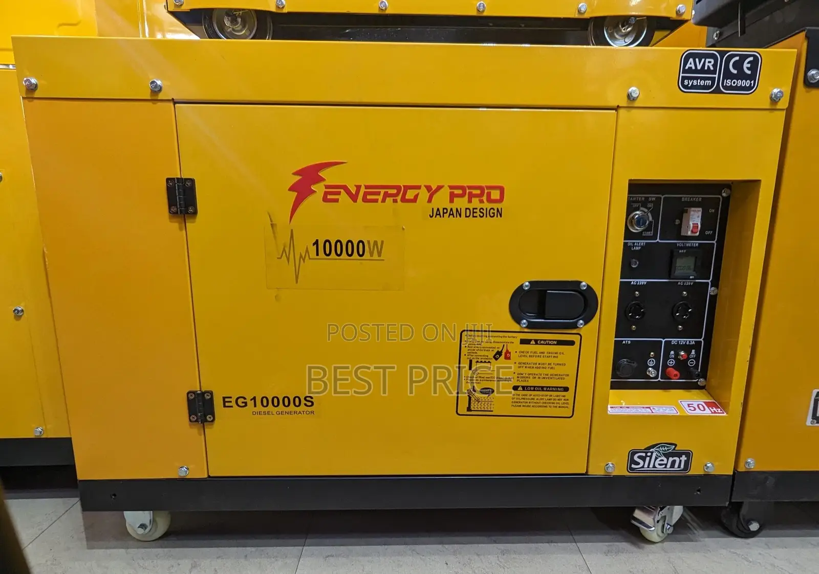 Energy PRO Japan Design 10000W Egs DIESEL Generator