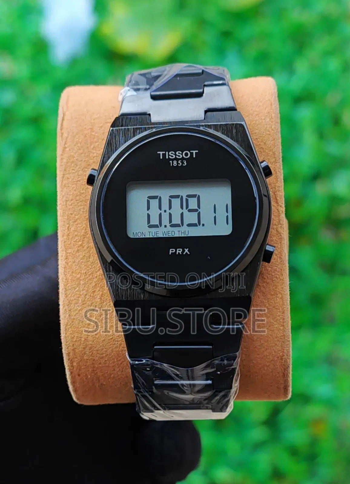 Black Digital Tissot PRX