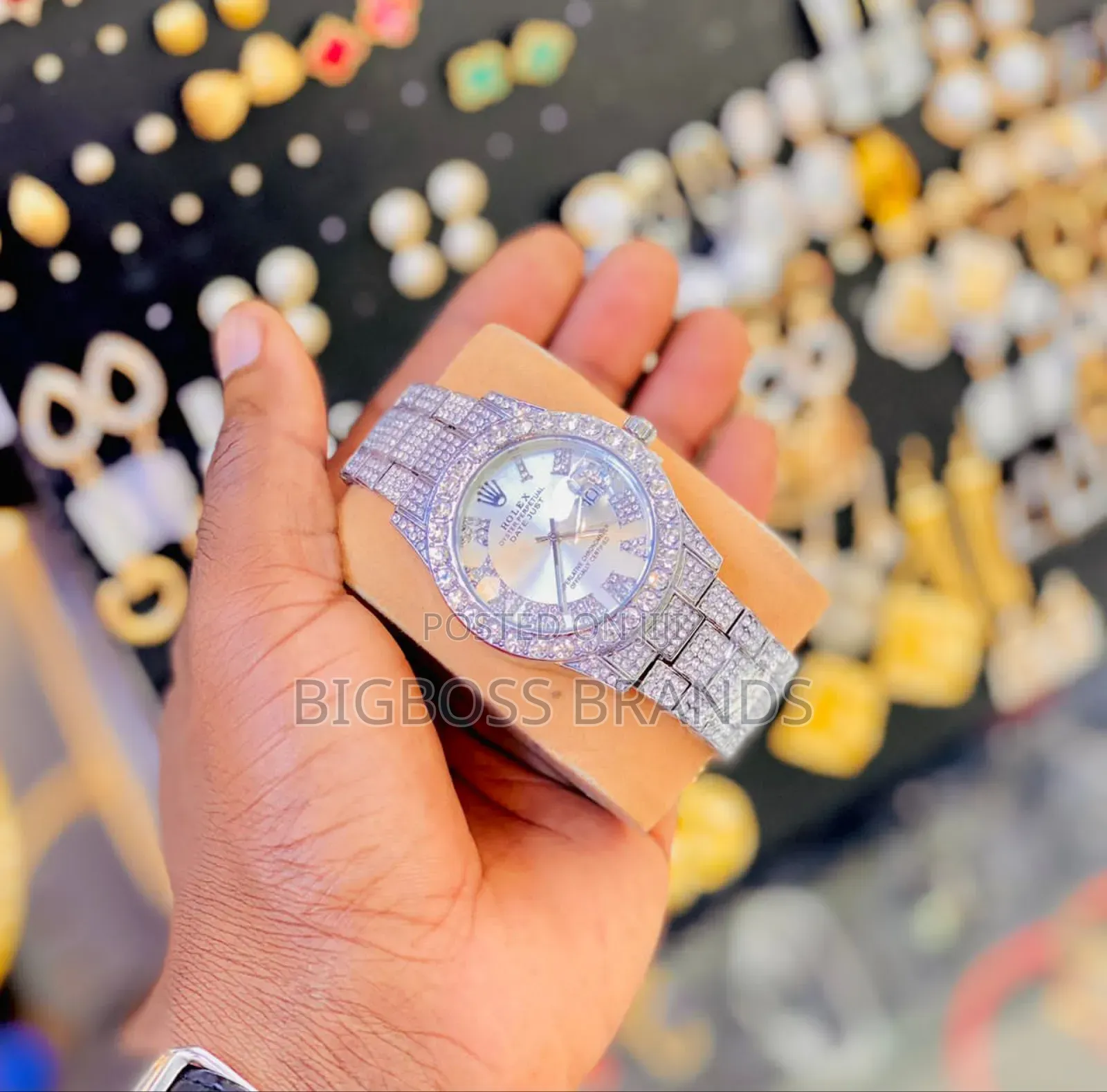 Rolex Full Stone Ice Watch