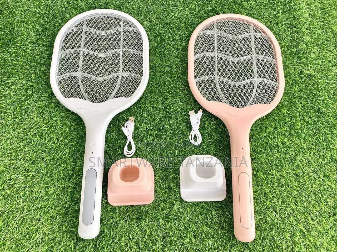 Rechargeable Electric Mosquito Racket Bat With Base Stand