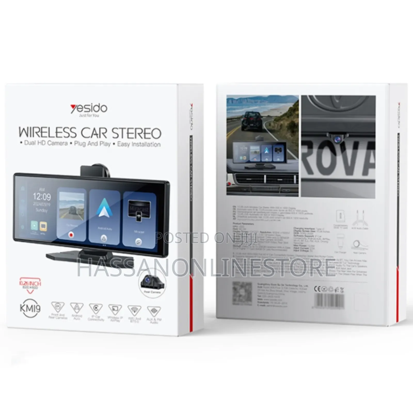 Yesido KM19 10.26" Video Navigation With Driving Recorder