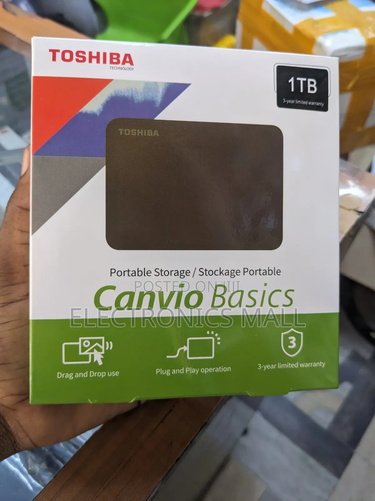 Toshiba External HDD 1TB